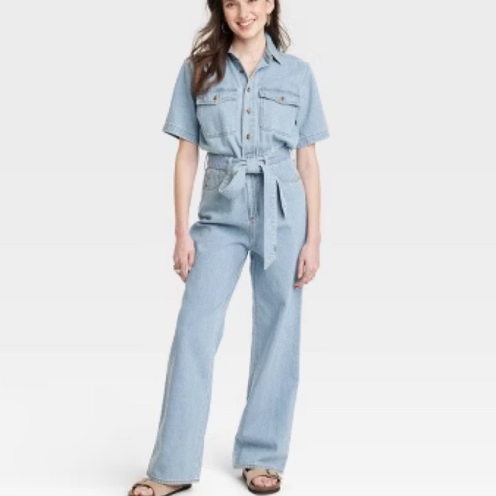 Universal Thread Blue Denim Top - image 1